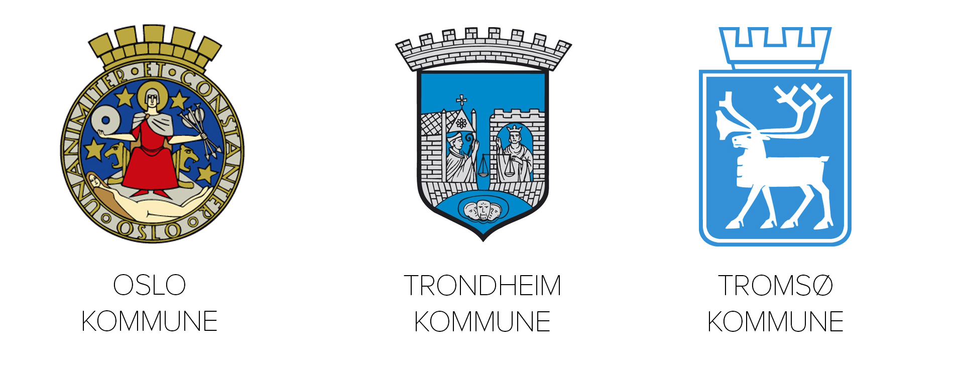 Takk for tilliten! Dette er noen av kommunene som har valgt våre løsninger: